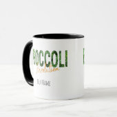 Broccoli Revolution Vegans Veggies und Vegetarier Tasse (Vorderseite Links)