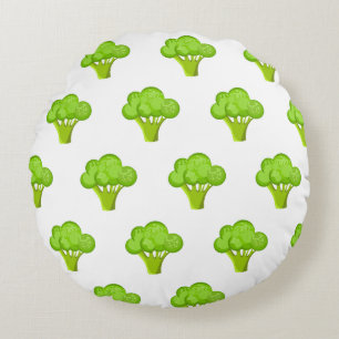 Broccoli Rundes Kissen