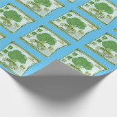 Broccoli Saatgut Gemüseanbau Geschenkpapier (Ecke)