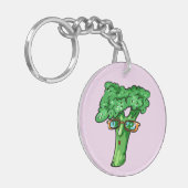 Broccoli Schlüsselanhänger (Vorderseite links)