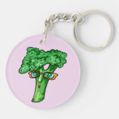 Broccoli Schlüsselanhänger (Rückseite)