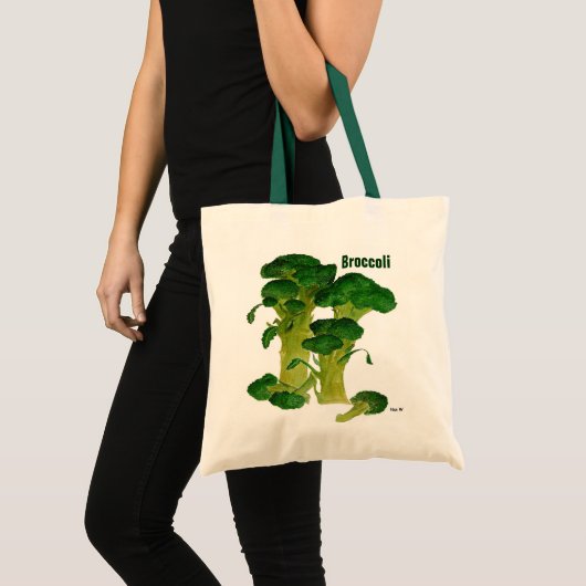 Broccoli Shopping Bag Tragetasche (Vorderseite (Produkt))