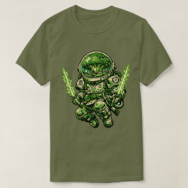 Broccoli Space Bushido — Vintage Kosmischer Wächte T-Shirt