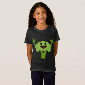 Broccoli Tanzen Funny Gemüsesänger Veganer Humor T-Shirt (Vorne ganz)