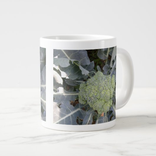 Broccoli-Tasse Jumbo-Tasse (Vorderseite Rechts)