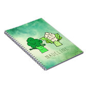 Broccoli und Cauliflower Customizable Notizblock (Rechte Seite)