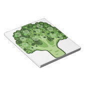 Broccoli Vector Icon Notizblock (angewinkelt)