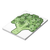 Broccoli Vector Icon Notizblock (Rotiert)