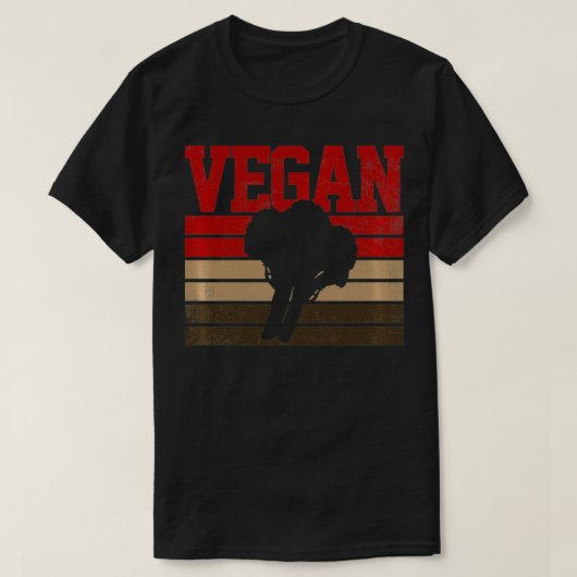 Broccoli Vegan Vegetarian Retro Geschenk Pullover (Design vorne)