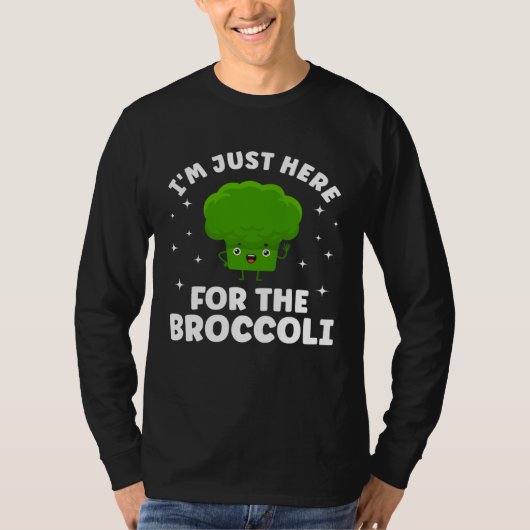 Broccoli  Vegetable Vegetarian Broccoli Vegan Food T-Shirt (Vorderseite)