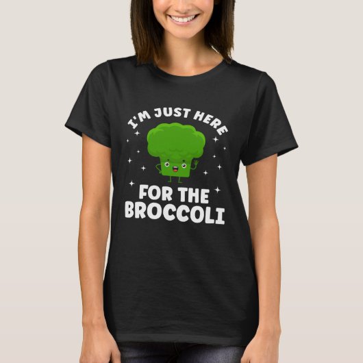 Broccoli  Vegetable Vegetarian Broccoli Vegan Food T-Shirt (Vorderseite)