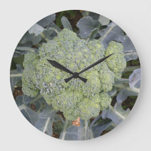 Broccoli Wall Clock Große Wanduhr