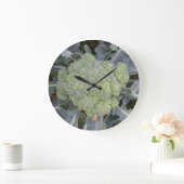 Broccoli Wall Clock Große Wanduhr (Zuhause)