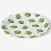 Broccolini Pappteller (Schrägansicht)