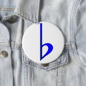 Broche Bemol Azul Button (Beispiel)