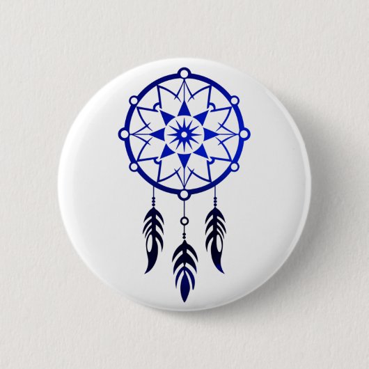Broche (Boton) Filtro dos Sonhos Azul Button (Vorderseite)