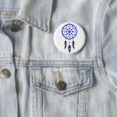 Broche (Boton) Filtro dos Sonhos Azul Button (Beispiel)