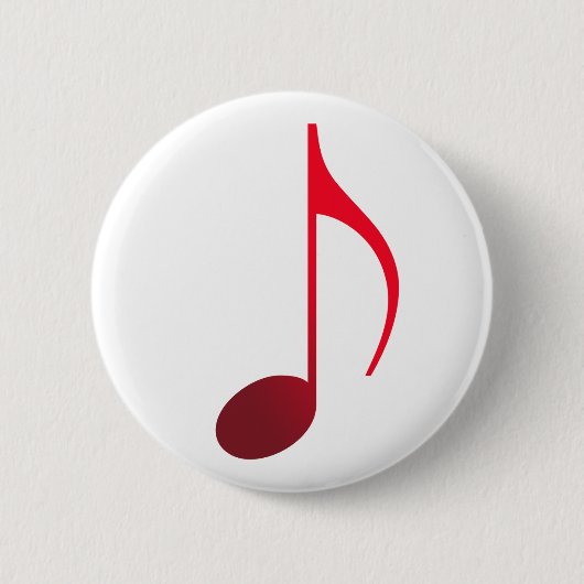 Broche (Botton) Colcheia Vermelha Button (Vorderseite)