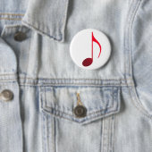 Broche (Botton) Colcheia Vermelha Button (Beispiel)