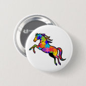Broche (Botton) Quebra-Cabeça - Cavalo Button (Vorne & Hinten)