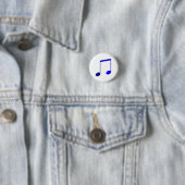 Broche (Button) Dupla Colcheia Azul Button (Beispiel)