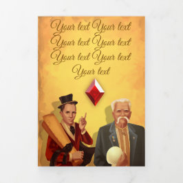 Brochure Ukraine Dreifach Gefaltete Karte