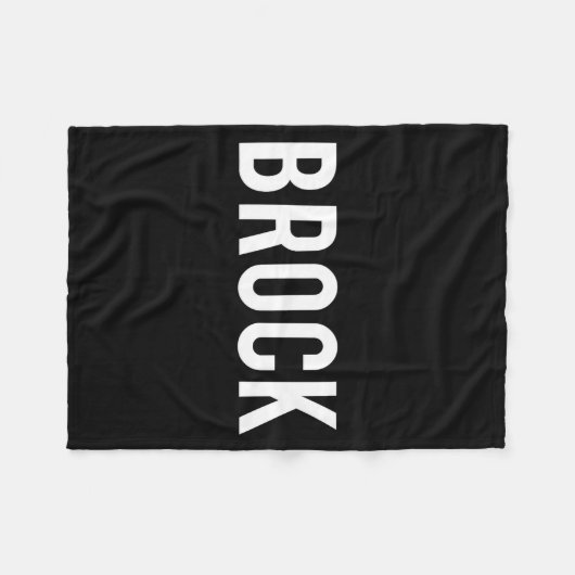 Brock - Cool New Funny Name Fan Gift Tee  Fleecedecke (Vorderseite (Horizontal))