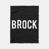 Brock - Cool New Funny Name Fan Gift Tee  Fleecedecke (Vorderseite)