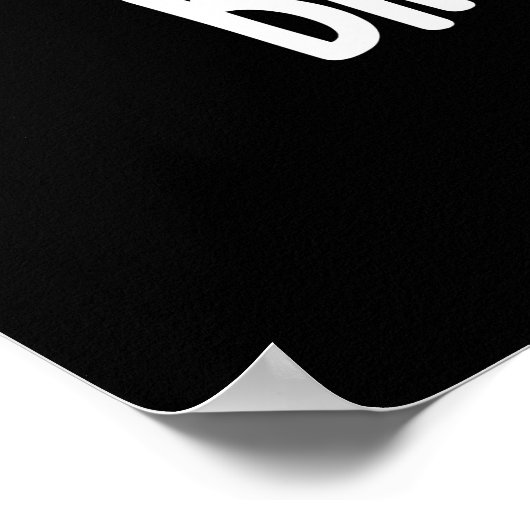 Brock n Roll Funny Veggie Broccoli Pun Dark BG Poster (Ecke)