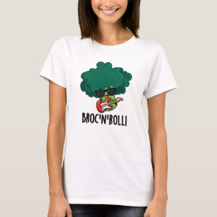 Brock n Roll Funny Veggie Broccoli Pun T-Shirt