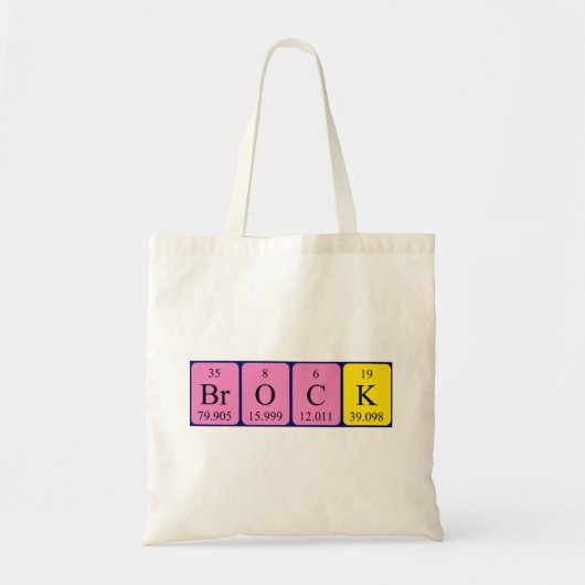 Brock Periodic Table name tobag Tragetasche (Vorne)