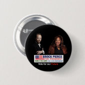 Brock Pierce / Karla Ballard 2020 Button (Vorne & Hinten)