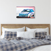 Brock VL Group A Commodore Wrapped Canvas Leinwanddruck (Insitu (Schlafzimmer))