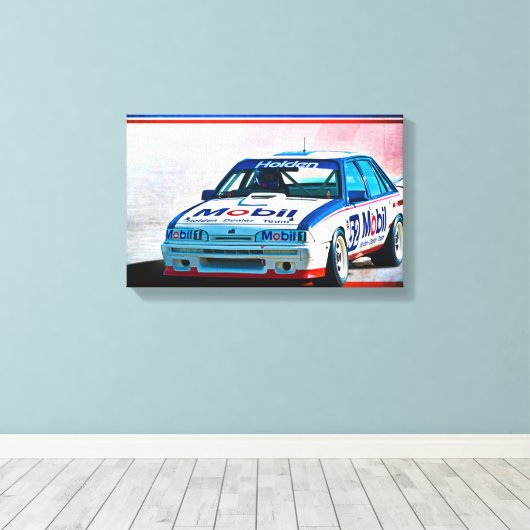 Brock VL Group A Commodore Wrapped Canvas Leinwanddruck (Insitu (Holzboden))