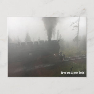 Brocken Steam Train Postcard Postkarte