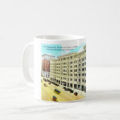 Brockman Gebäude, Los Angeles 1916 Vintag Kaffeetasse (Vorderseite Links)