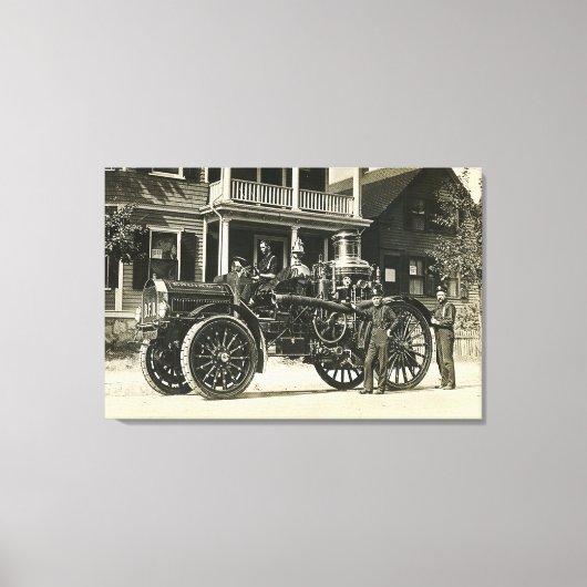 Brockton Fire Department Motor Nr. 1 BFD Leinwanddruck (Vorderseite)