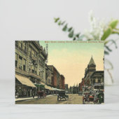 Brockton, Massachusetts, Vintag 1910. Karte (Stehend Vorderseite)