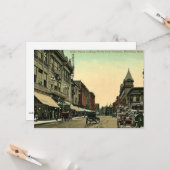 Brockton, Massachusetts, Vintag 1910. Karte (Vorderseite/Rückseite Beispiel)