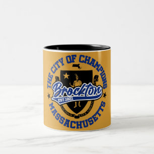 Brockton, Massachusetts Zweifarbige Tasse