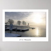 Brockville Winter Waterfront Poster (Vorne)