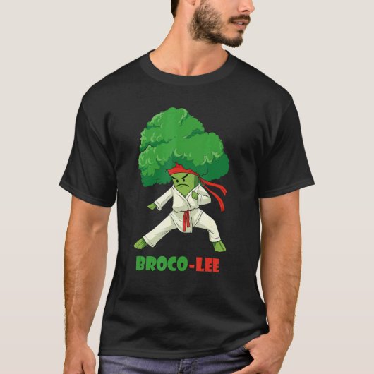Broco Lee Vegetarian Broccoli Karate T-Shirt (Vorderseite)
