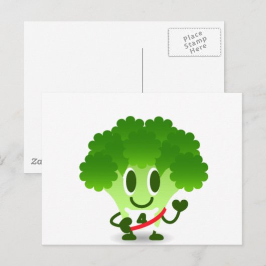 Brocolete Postkarte (Vorne/Hinten)