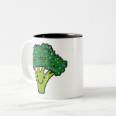 Brocoli Gemüse Zweifarbige Tasse (Vorderseite Links)