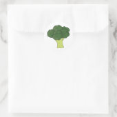Brocolli Runder Aufkleber (Tasche)