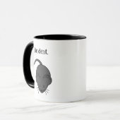 Brodent Bro Cartoon, Lustiger Grauer Ratte oder Ma Tasse (Vorderseite Links)