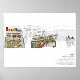 broders deli poster