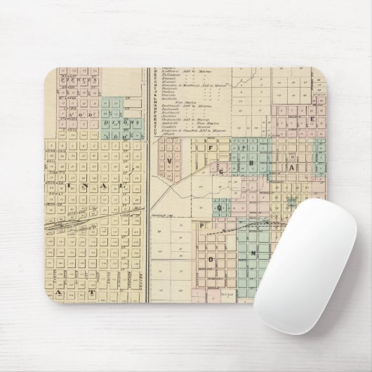 Brodhead and Village of Monroe, Green Co Mousepad (Mit Mouse)