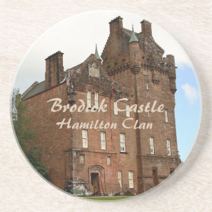 Brodick Castle - Hamilton Clan Sandstein Untersetzer
