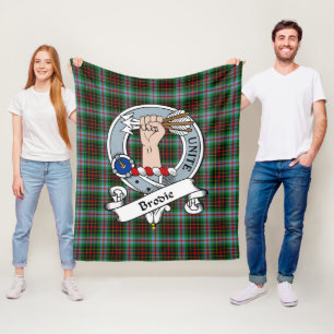 Brodie Clan Abzeichen Tartan Kariert Fleecedecke